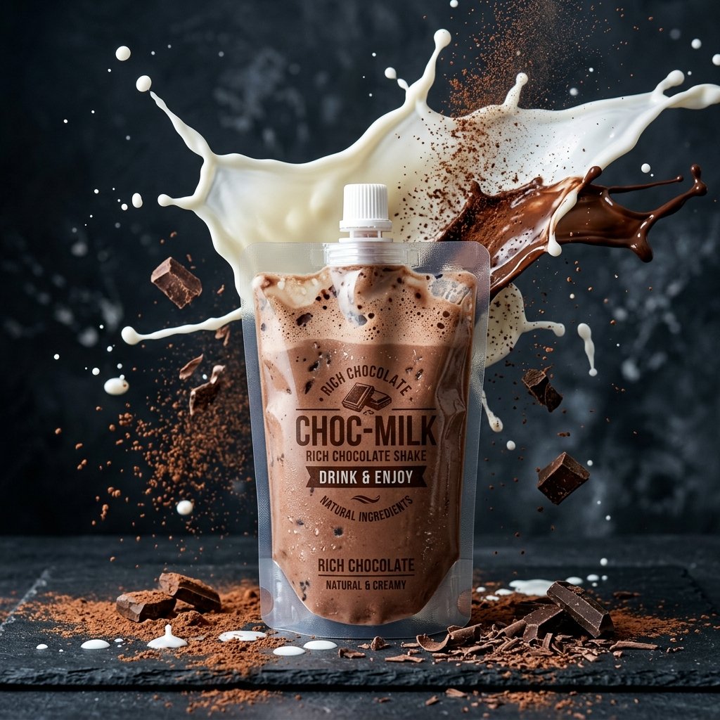Belgian Chocolate Milk Sip Up